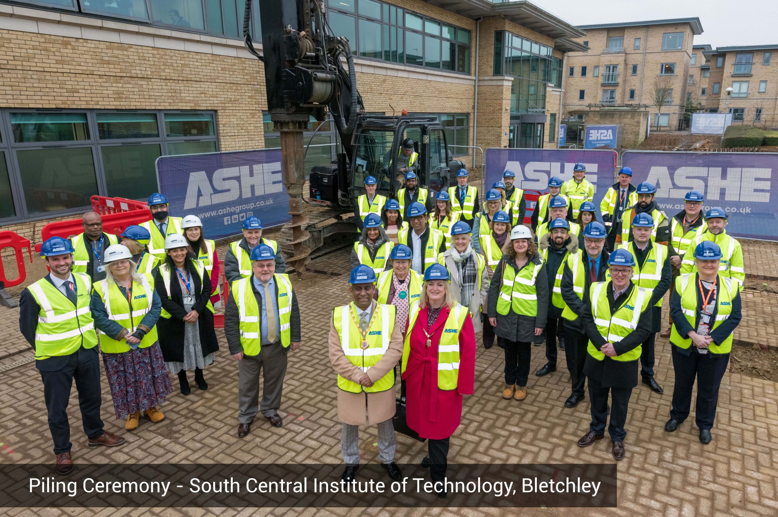 GSSArchitecture Bletchley Piling Ceremony