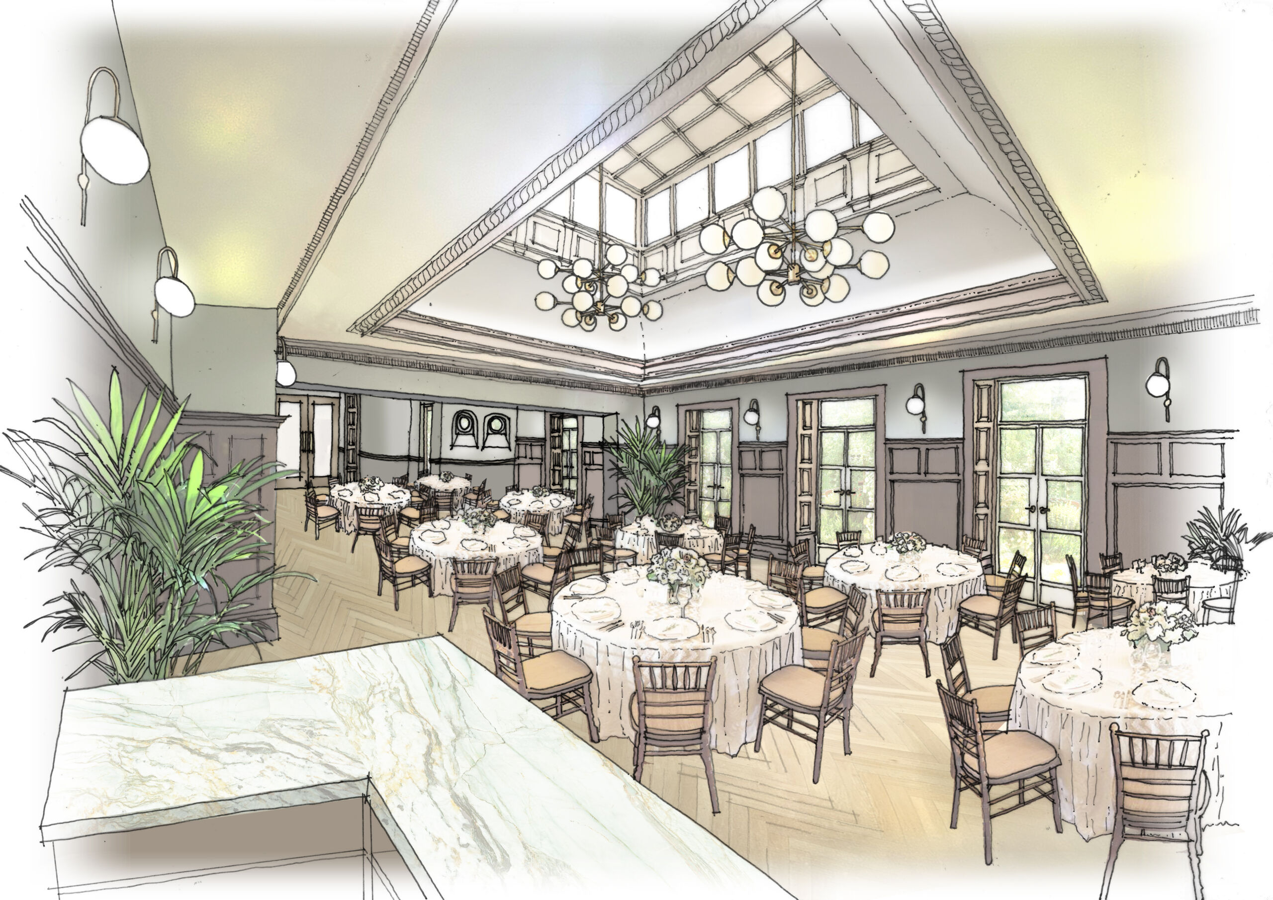 Lower Ground Floor Function Room – Proposed